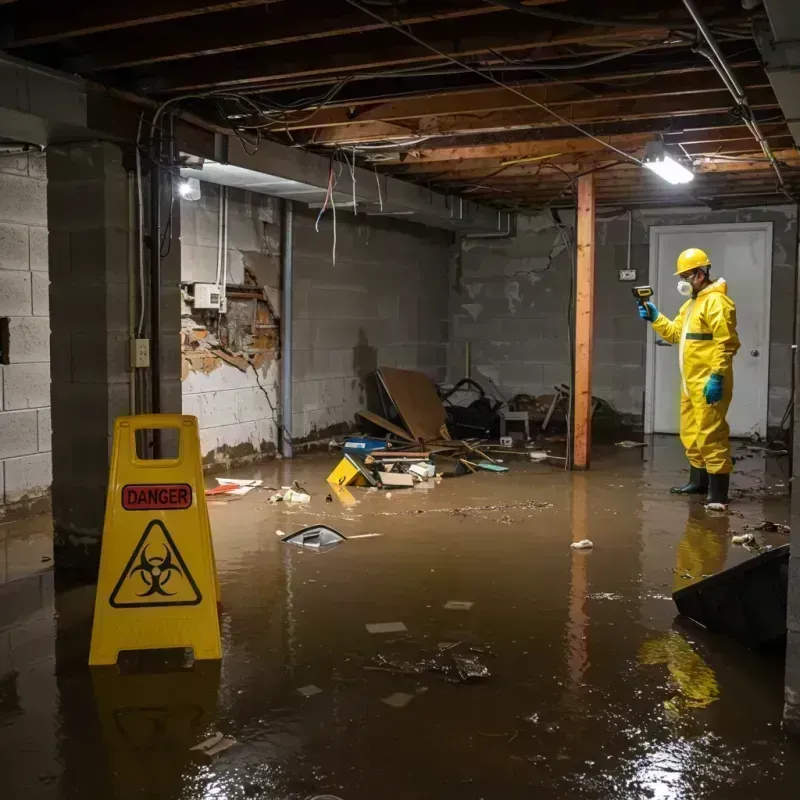 Flooded Basement Electrical Hazard in Genesee, CO Property